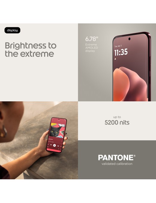 Motorola Edge 70 Pro 5G 8+256GB 6.78" PANTONE Zinfandel Europa