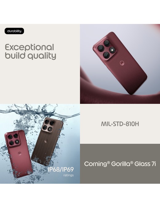 Motorola edge 70 pro 17.2 cm (6.78") Dual SIM Android 16.0 5G USB Type-C 8 GB 256 GB 6500 mAh Bordeaux