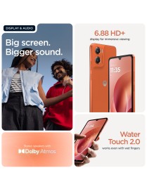 Motorola moto g06 17.5 cm (6.88") Dual SIM Android 15 4G USB Type-C 4 GB 64 GB 5200 mAh Orange