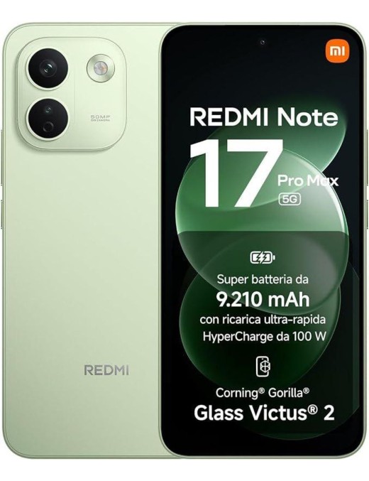 Xiaomi Redmi Note 17 Pro Max 5G 6,83" 8GB+256GB Green Europa