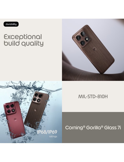 Motorola edge 70 pro 17.2 cm (6.78") Dual SIM Android 16.0 5G USB Type-C 8 GB 256 GB 6500 mAh Wood