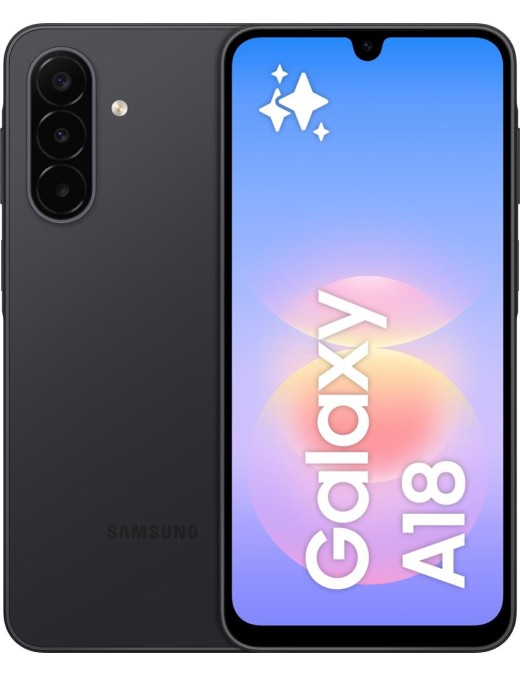 Samsung Galaxy A18 4G A185 6,7" 4GB RAM 128GB Black Dual Sim Europa