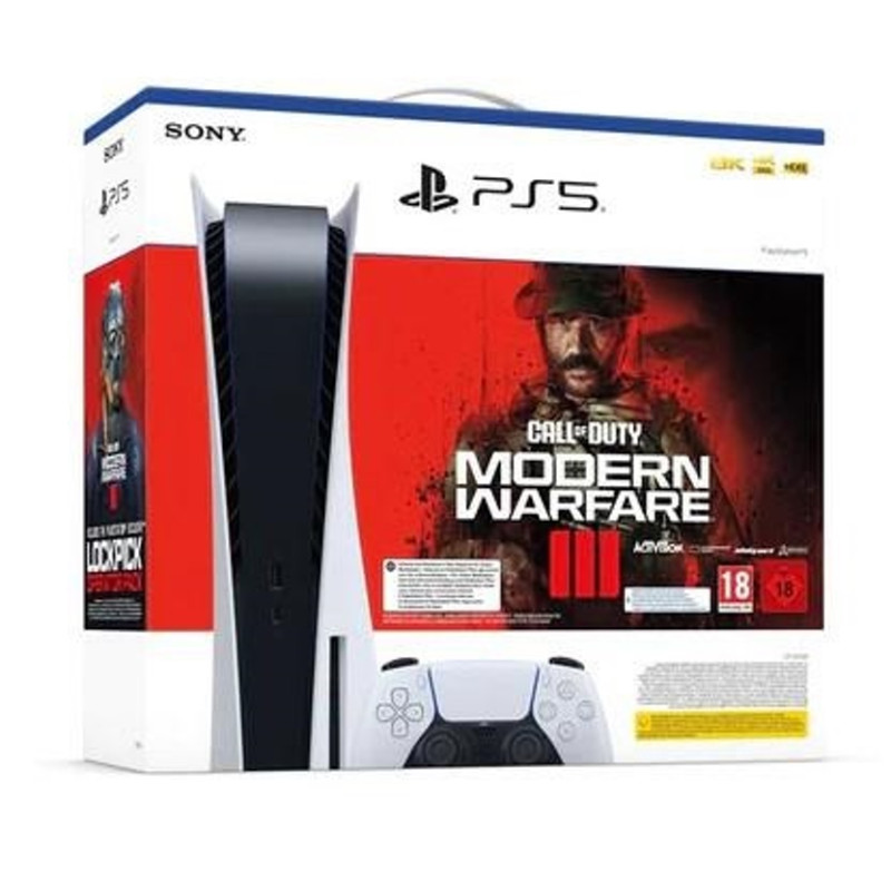 PS5 Console 825GB Standard Ed. White + Call of Duty MWIII VCH EU