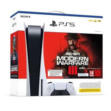 PS5 Console 825GB Standard Ed. White + Call of Duty MWIII VCH EU