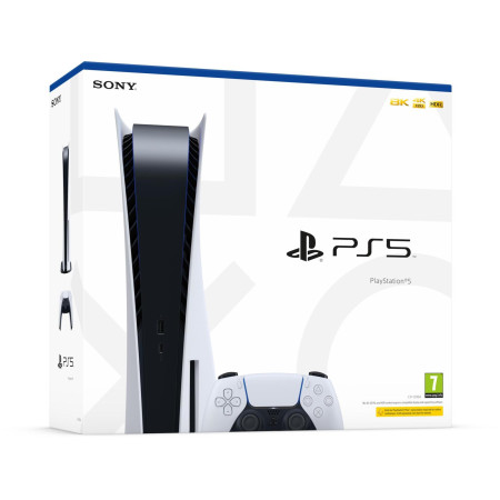 PS5 Console 825GB Standard Edition White C Chassis EU