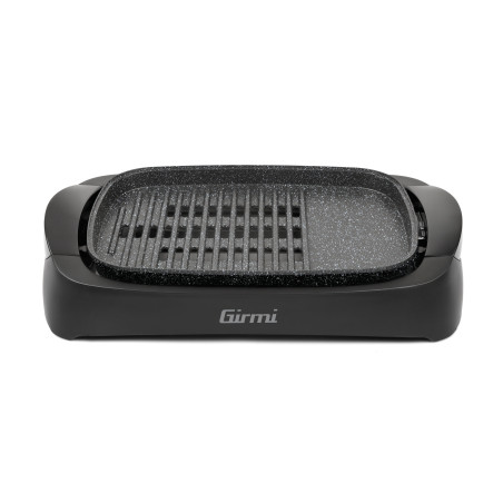 Girmi Griglia Piastra BQ90 Antiaderente 29x23cm +Coperchio 2200W