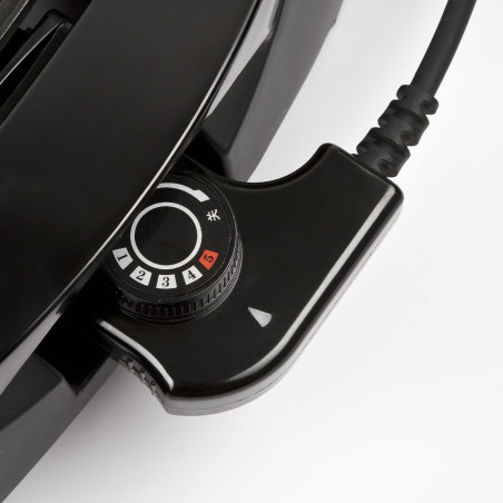 Girmi Griglia Piastra BQ90 Antiaderente 29x23cm +Coperchio 2200W