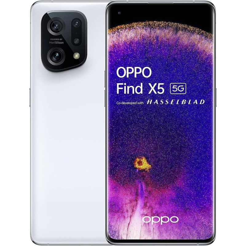 OPPO Find X5 8+256GB 6.55" 5G White EU