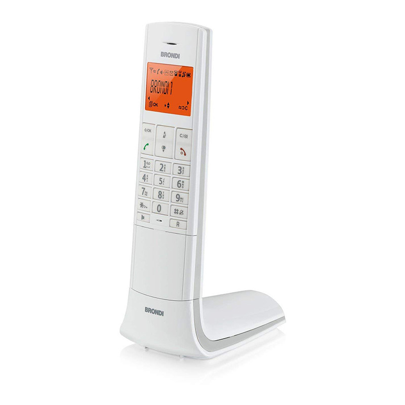 Telefono Cordless Brondi Lemure Bianco