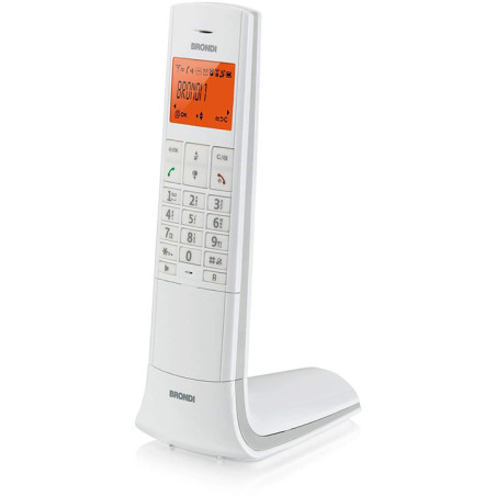 Telefono Cordless Brondi Lemure Bianco