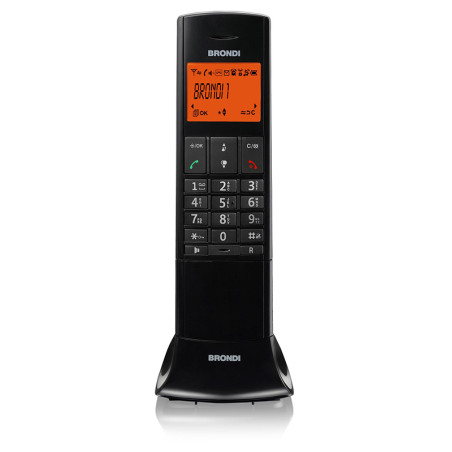 Telefono Cordless Brondi Lemure Nero