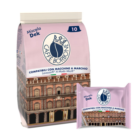 Borbone Capsule Compatibili A Modo Mio Miscela Dek 10pz