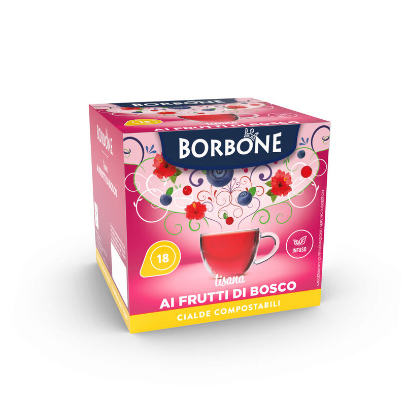 Borbone Box Cialde 44mm Frutti di Bosco 18pz