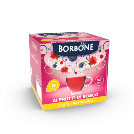 Borbone Box Cialde 44mm Frutti di Bosco 18pz