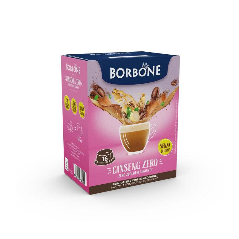 Borbone Capsule Comp.A ModoMio Ginseng Zero 16pz