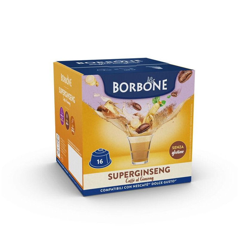 Borbone Capsule Comp.Dolce Gusto SuperGinseng 16pz