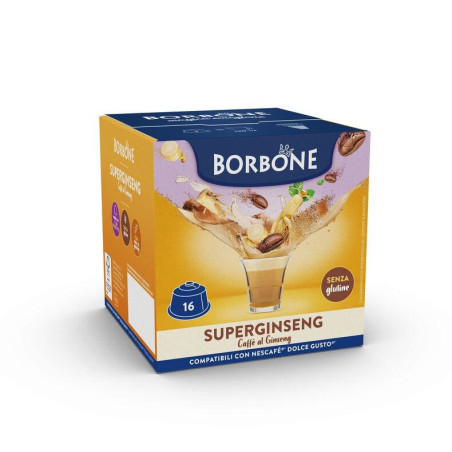 Borbone Capsule Comp.Dolce Gusto SuperGinseng 16pz