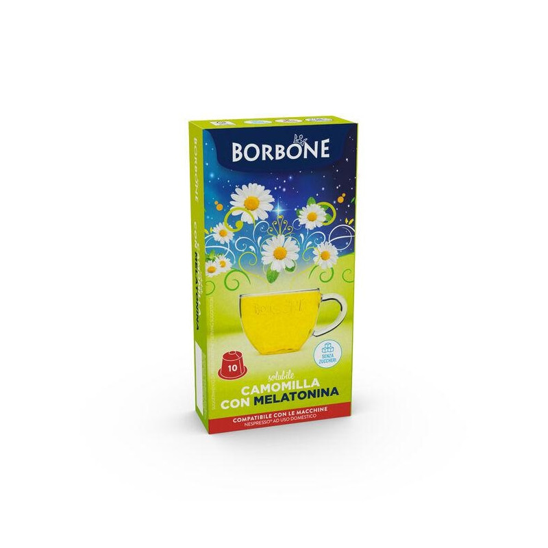 Borbone Capsule Comp.Nespresso Camomilla con Melatonina 10pz