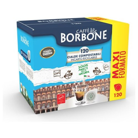 Borbone Box Cialde 44mm Miscela Decisa (Nera) 120pz