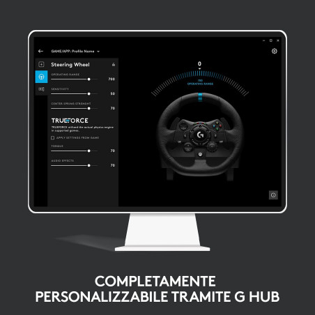 Logitech Volante + Pedaliera G923 Trueforce Doppia Frizione XBOX Serie X/XBOX ONE/PC