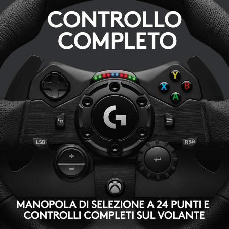 Logitech Volante + Pedaliera G923 Trueforce Doppia Frizione XBOX Serie X/XBOX ONE/PC