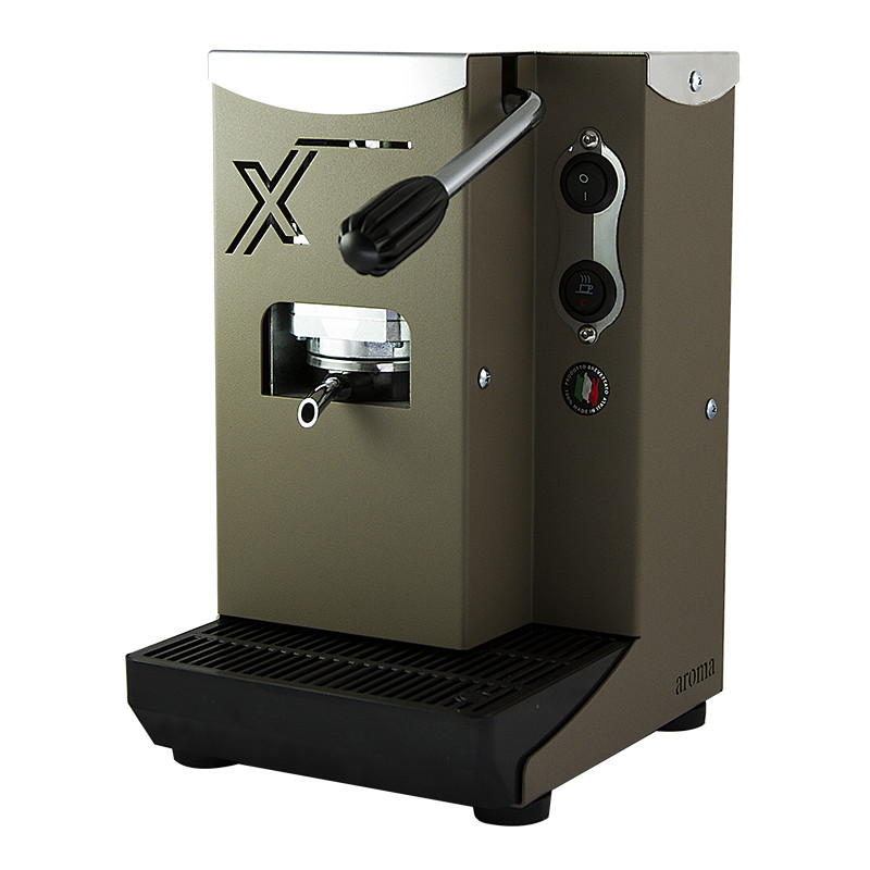 Aroma X Macchina da Caffè Cialde 44mm Tortora