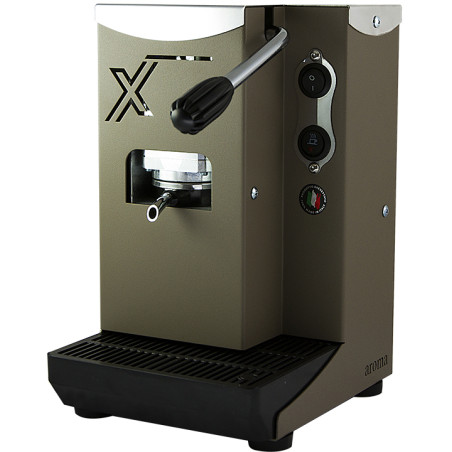 Aroma X Macchina da Caffè Cialde 44mm Tortora