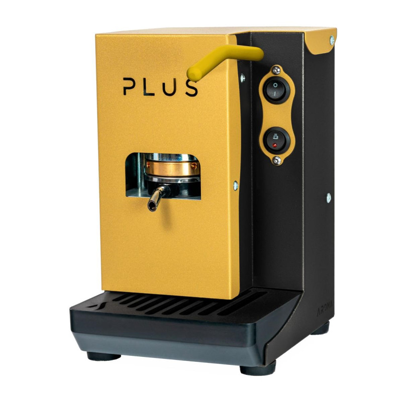 Aroma Plus Macchina da Caffè Cialde Cialde 44mm Nero/Oro