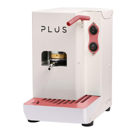 Aroma Plus Macchina da Caffè Cialde Cialde 44mm TC Bianco/Rosa