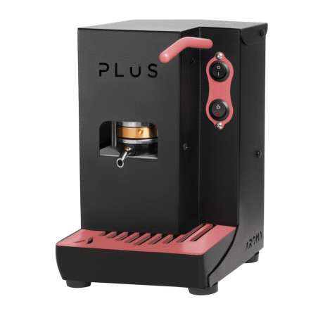 Aroma Plus Macchina da Caffè Cialde Cialde 44mm TC Nero/Rosa