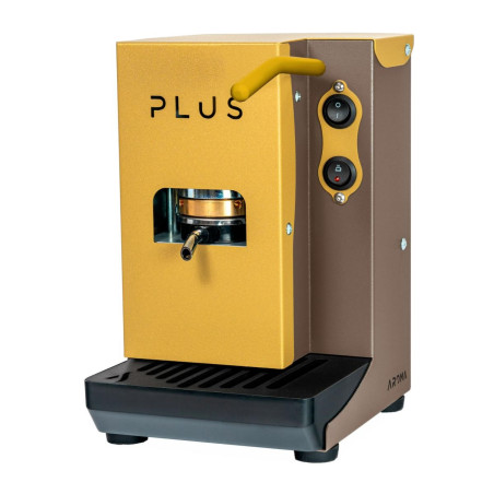 Aroma Plus Macchina da Caffè Cialde Cialde 44mm Tortora/Oro