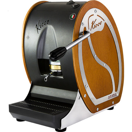 Aroma Kicco Legno Macchina da Caffè Cialde 44mm Ciliegio