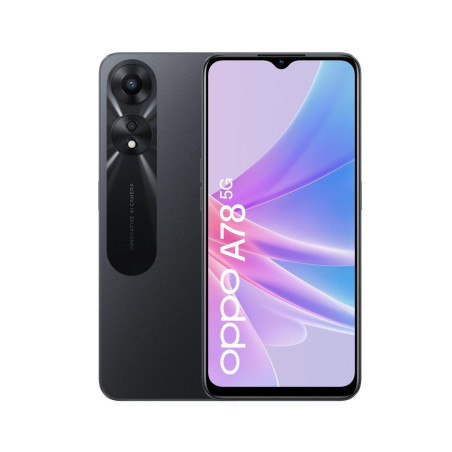 OPPO A78 8+128GB 6.56" 5G Glowing Black ITA