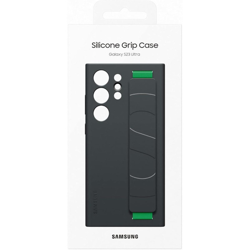 Samsung Cover Silicone Grip Case S23 Ultra Black EF-GS918TB