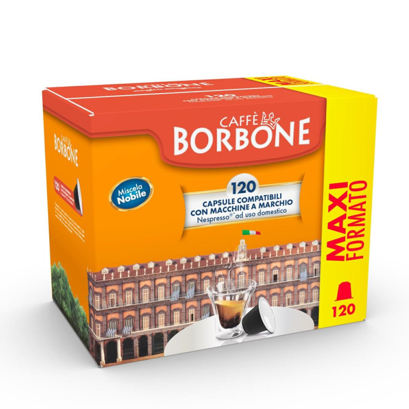 Borbone Capsule Comp. Nespresso Miscela Nobile (Blu) 120pz
