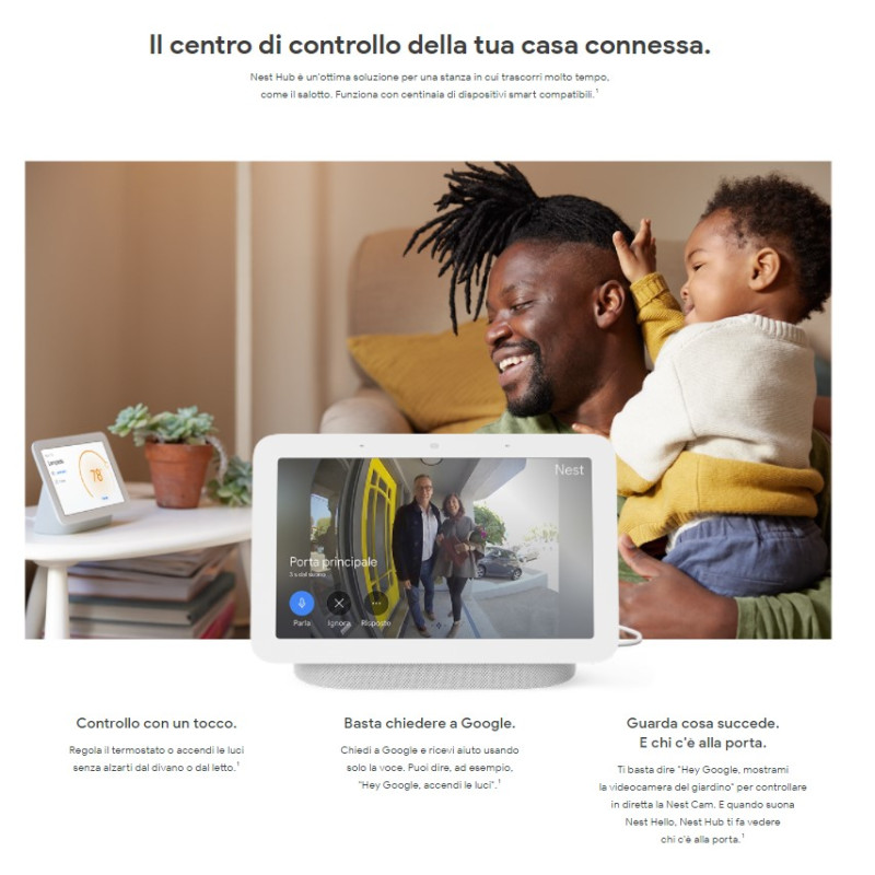Google Nest Hub 2 Grigio Antracite Charcoal