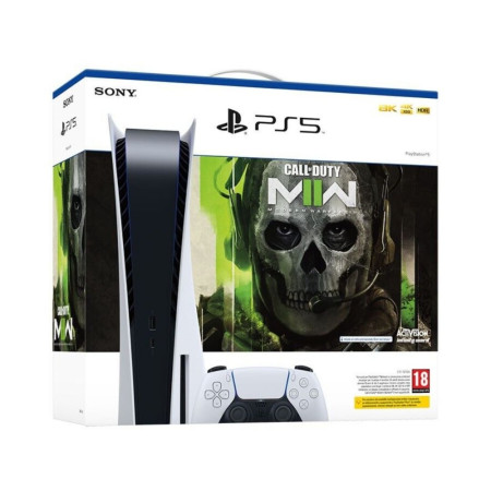 Sony Playstation 5 - Disc Edition White 825GB Standard Edition C Chassis EU + Call Of Duty MW2 VCH