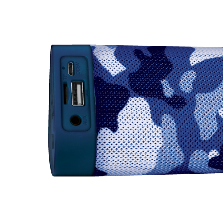 Fenner Tech Speaker BT A15 10W/BT5.0/TF Card/USB/FM/AUX Blue Camo