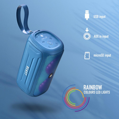 NGS Speaker Roller Beast IPX5 USB/TF/AUX-IN/BT 32W Blu