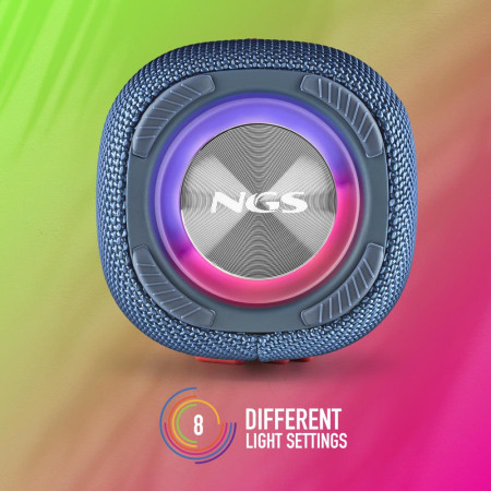 NGS Speaker Roller Nitro3 IPX5 TWS/USB/TF/AUX-IN/BT 30W Blu