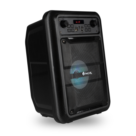 NGS Speaker RollerLingo Portatile Bluetooth TWS +Microfono 20W Nero