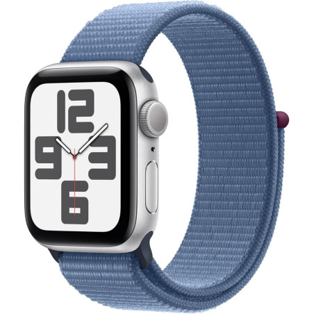 Apple Watch SE 2023 40mm Aluminium Silver Sport Loop Winter Blue MRE33QL/A
