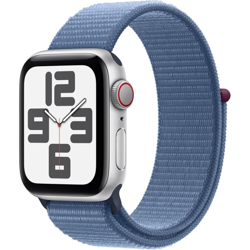 Apple Watch SE 2023 Cell 40mm Aluminium Silver Sport Loop Winter Blue MRGQ3QL/A