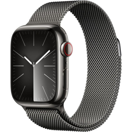 Apple Watch Serie 9 Cell 41mm Steel Graphite Milanese Loop Graphite MRJA3QL/A