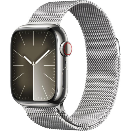 Apple Watch Serie 9 Cell 41mm Steel Silver Milanese Loop Silver MRJ43QL/A