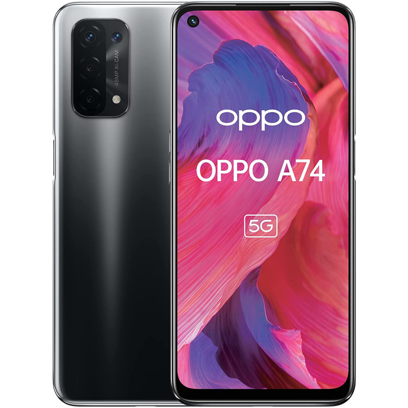 OPPO A74 6+128GB 6.5" 5G Fluid Black DS ITA