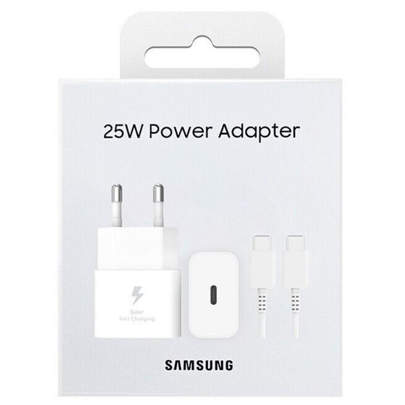 Samsung Caricatore 25W EP-T2510XWE FC USB-C +Cavo1m White