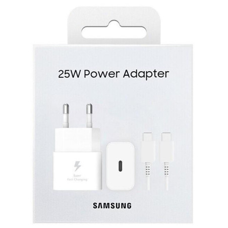 Samsung Caricatore 25W EP-T2510XWE FC USB-C +Cavo1m White