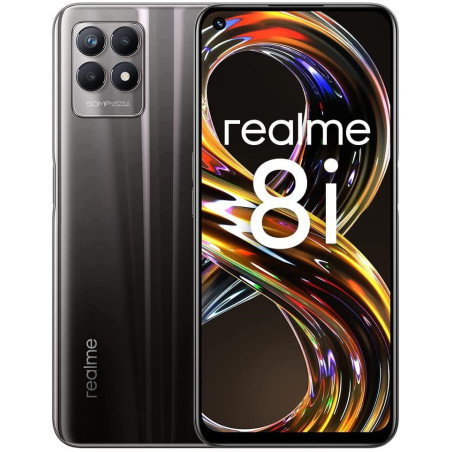 Realme 8i 4+128GB 6.6" Space Black DS ITA