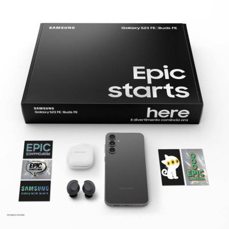 Samsung SM-S711 Galaxy S23 FE 8+128GB 6.1" 5G Black +Buds FE ITA